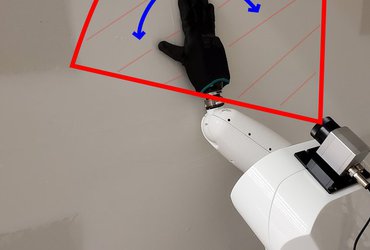 Robot collaboratif pour le sablage de mur de gypse